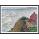 Fisherman`s House in Petit Ailly 1882, A New Print Of a Painting By Adolphe Monet